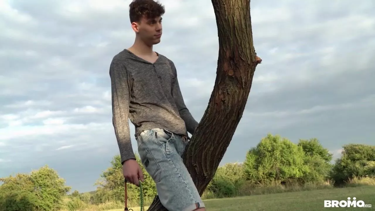 Bromo - Tree-hugging hottie fucked anally (Denny Chris and Oliver) -  HOMO.XXX